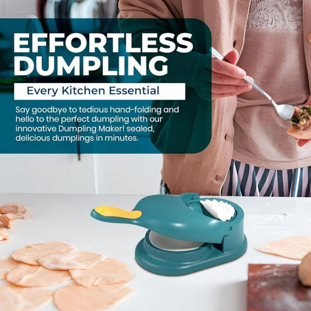 2-in-1 Manual Dough Press for Dumplings & Khachori