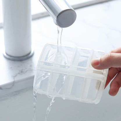 Stylish Transparent Medicine Box for Daily Use