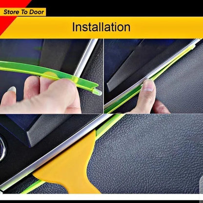 Red Neon Light Strip for Car Dashboard 2M