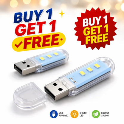 LED Light – USB Powered, Energy Efficient, Portable LED Light | Perfect for PC, Laptop, Desk, and Home Use | Buy 1 Get 1 Free – Limited Time Offer