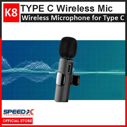 Black Long-Lasting Battery With Fast Charge 8 Microphone