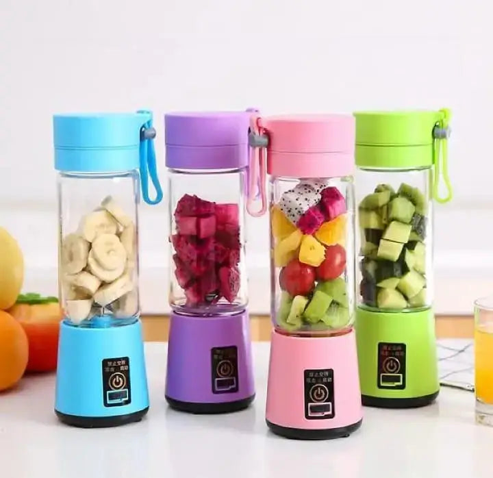 Rechargeable Portable 6 blades Juicer Blender (USB Charging)