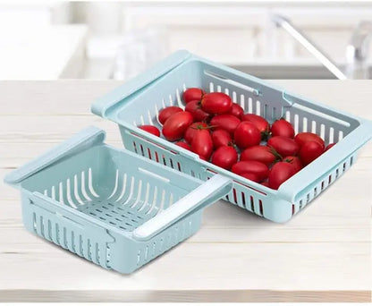 Adjustable Stretchable Fridge Storage Basket