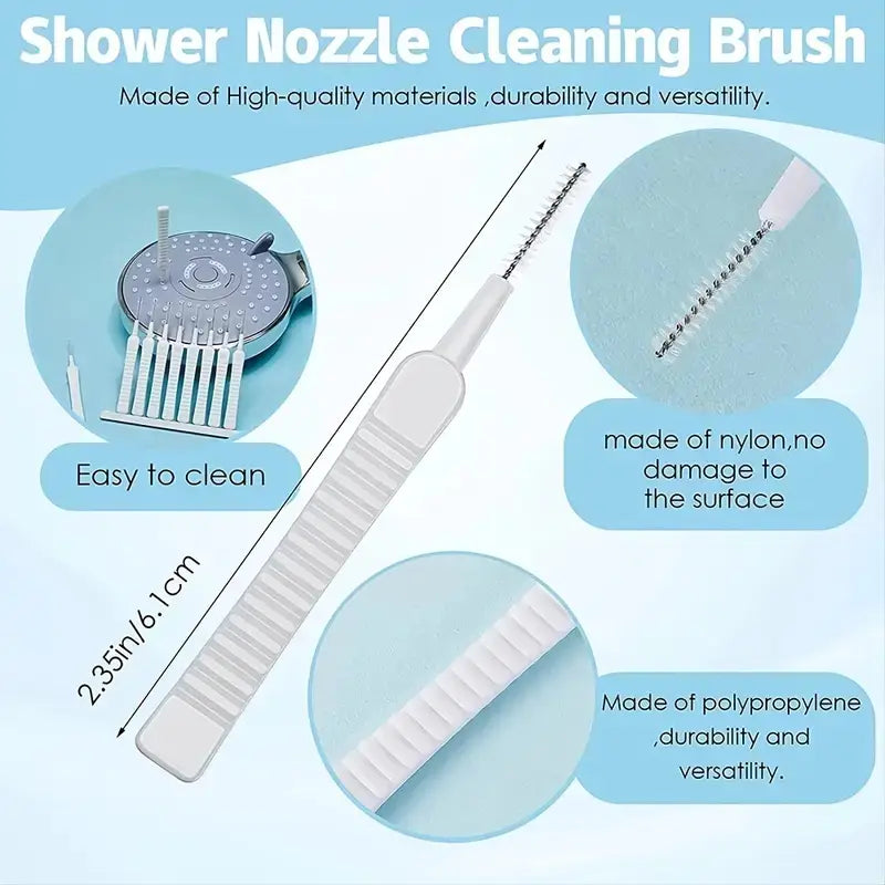 10pcs Mini Shower Head Cleaning Brush Set-Multi-Purpose Cleaning Brush