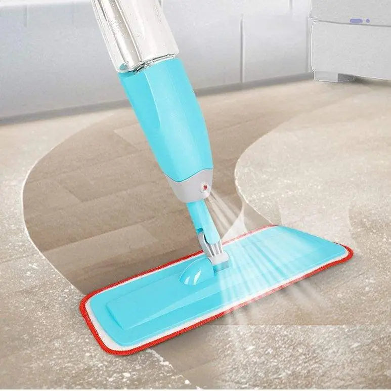 Healthy Spray Mop with Refillable Water Bottle | Flat Floor Cleaning Mop | Microfiber Spray Mop for Tiles, Marble, Wood & Laminate Floors
