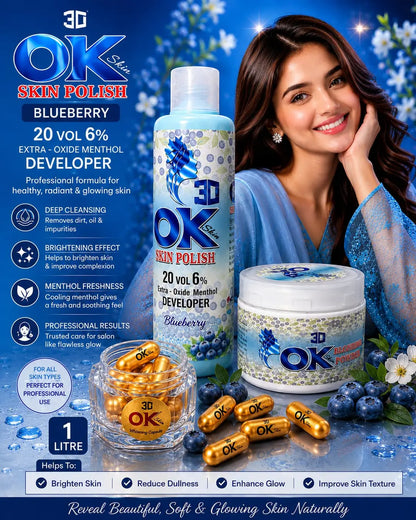 OK 3D Exfoliator Skin Polisher & Activator 1000