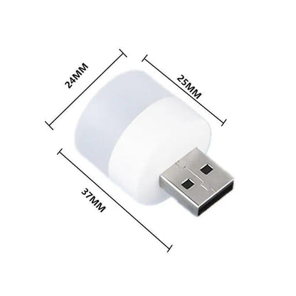 USB Night Light Pack of 3 White Portable