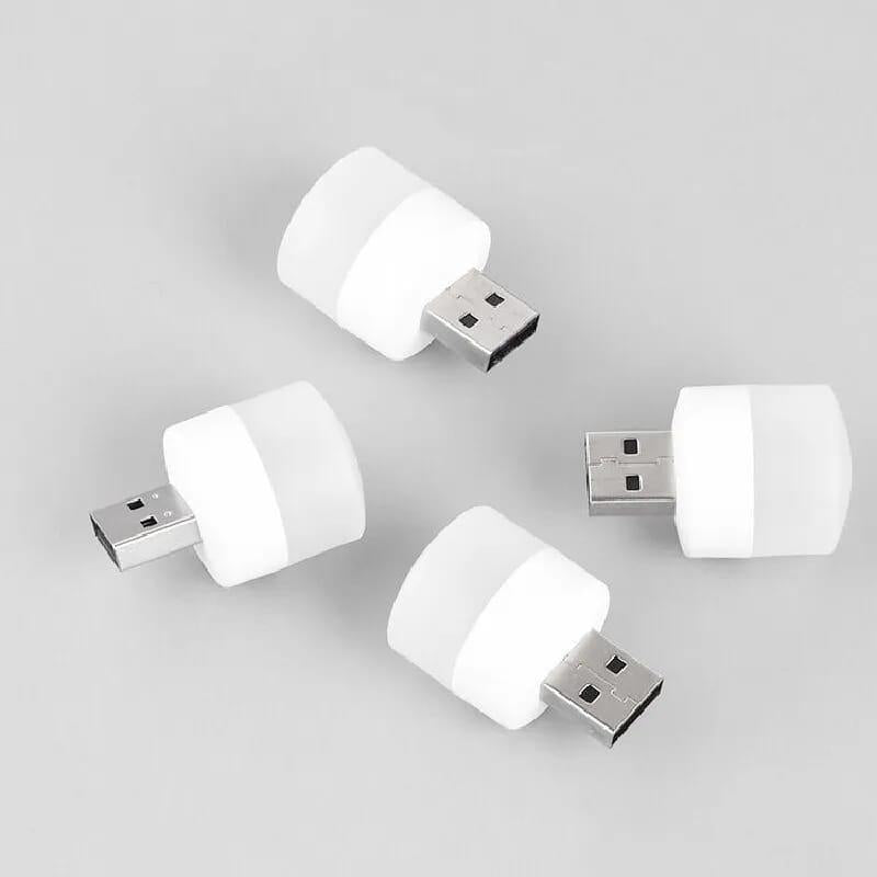 USB Night Light Pack of 3 White Portable