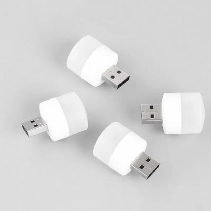 USB Night Light Pack of 3 White Portable