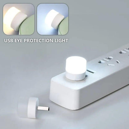 USB Night Light Pack of 3 White Portable