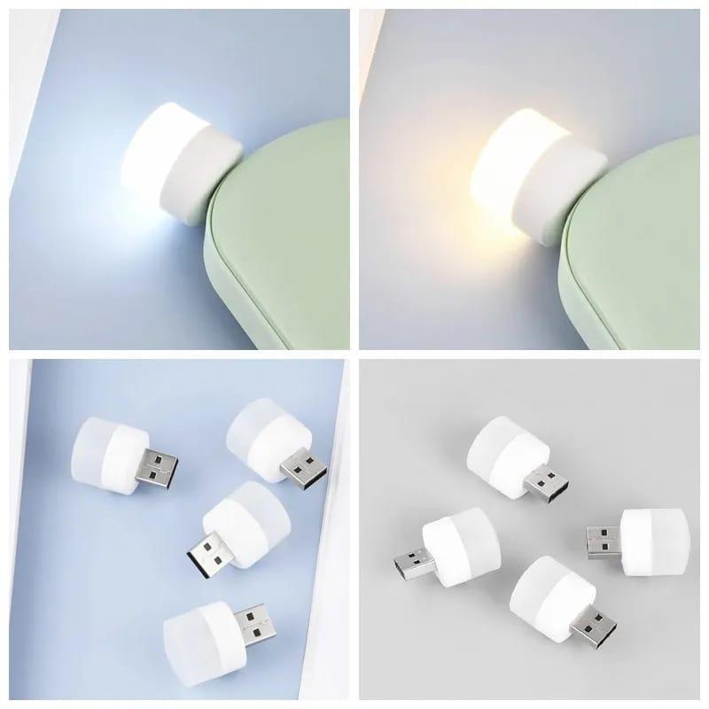 USB Night Light Pack of 3 White Portable