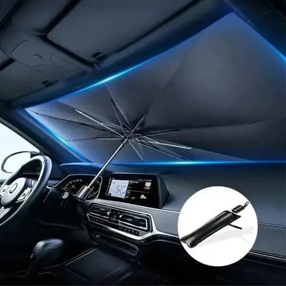 Car Windshield Umbrella Black Durable Weather Resistant