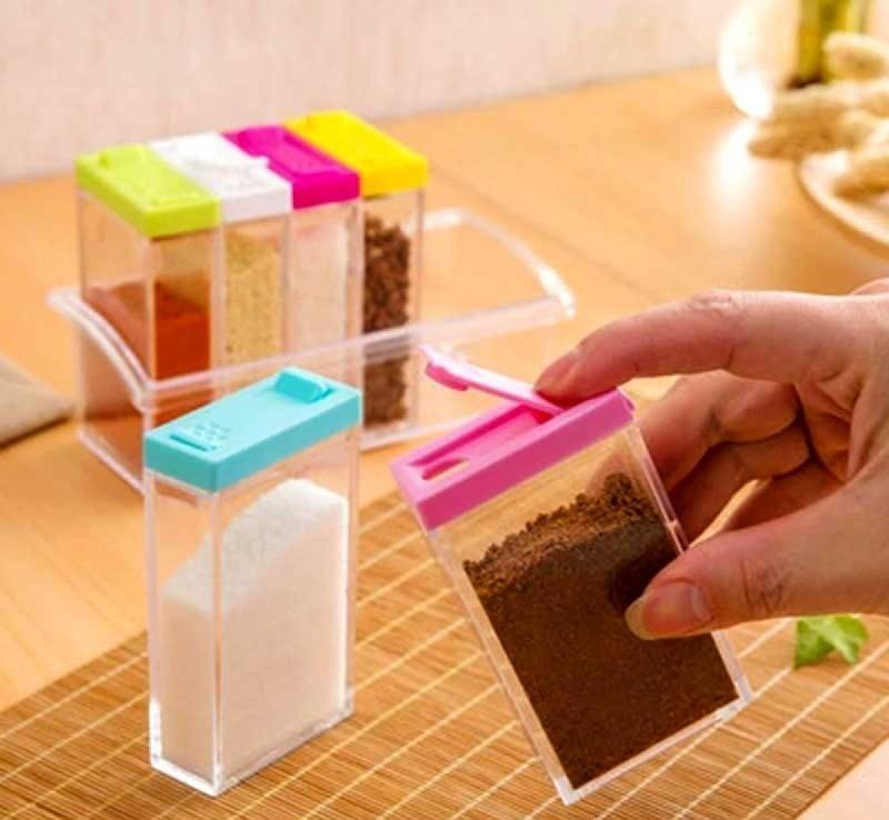 6-Piece Spice Set with Slider & Lids