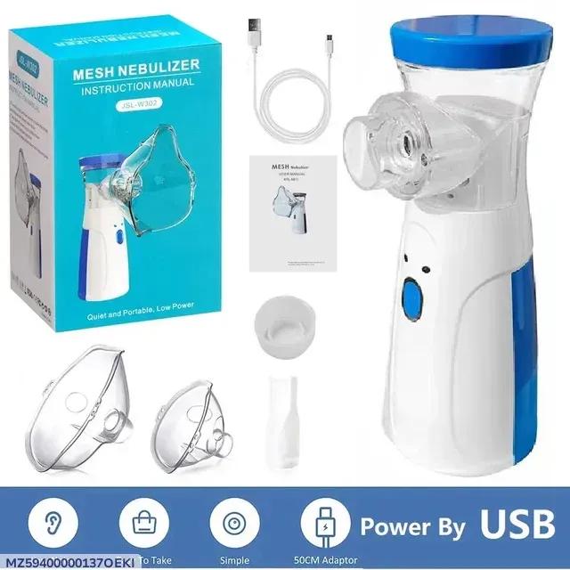 USB Powered Mini Mesh Nebulizer for Adults & Children