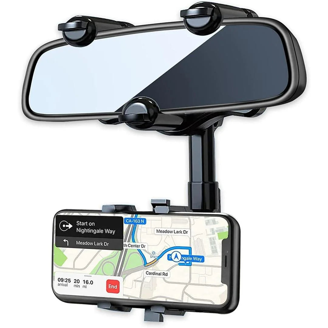 Portable Car Phone Holder - Lightweight ABS Plastic Design