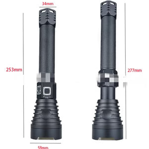 P90 LED Rechargeable Laser Flashlight