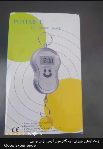 Portable Hanging Fish Scale Stainless Steel Digital Display