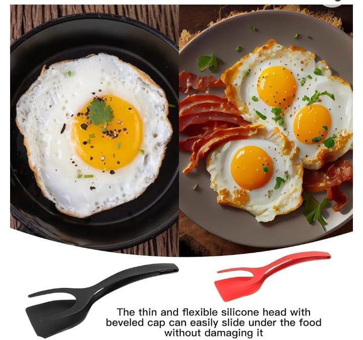 Black Egg Flipper Spatula for Home Cooking