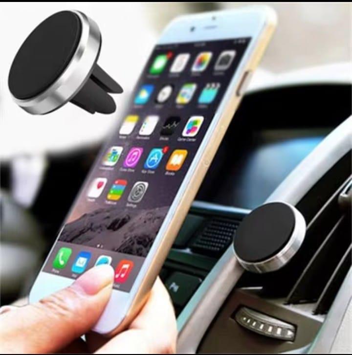 Magnetic Car Phone Holder 360° Rotatable Aluminum