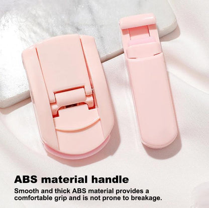 Pink 2-in-1 Eyelash Curler Set for Long Lasting Curl
