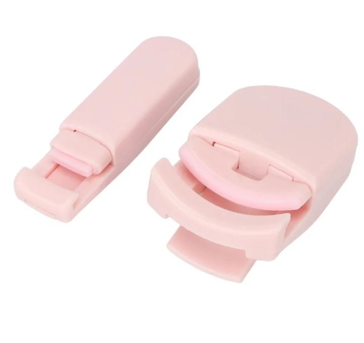 Pink 2-in-1 Eyelash Curler Set for Long Lasting Curl