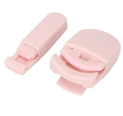 Pink 2-in-1 Eyelash Curler Set for Long Lasting Curl