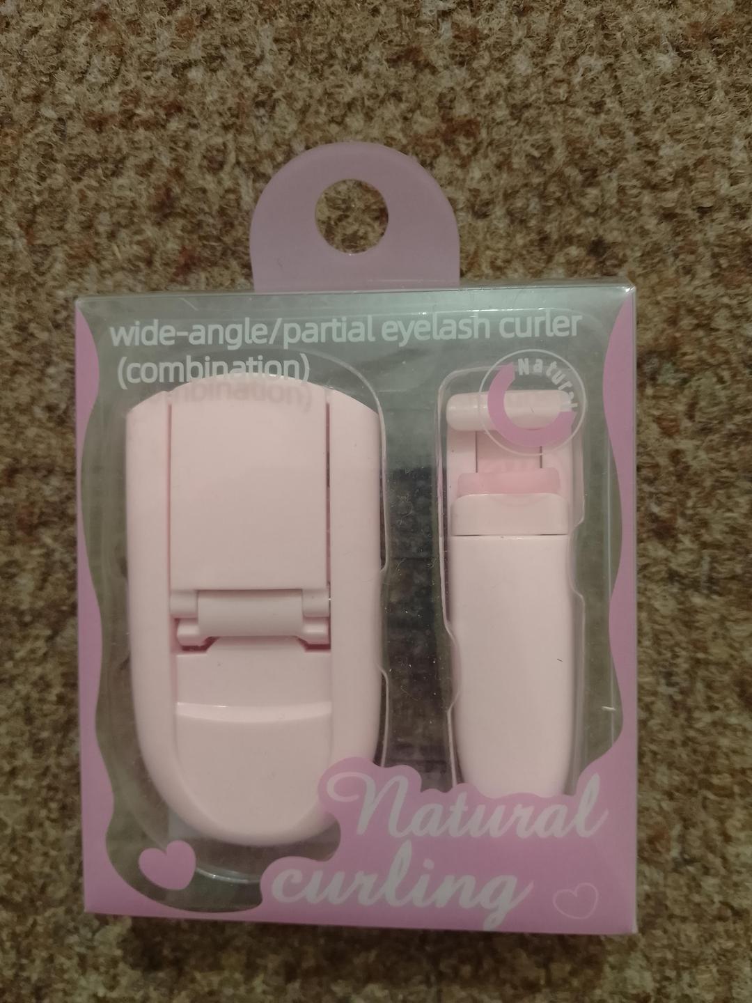 Pink 2-in-1 Eyelash Curler Set for Long Lasting Curl