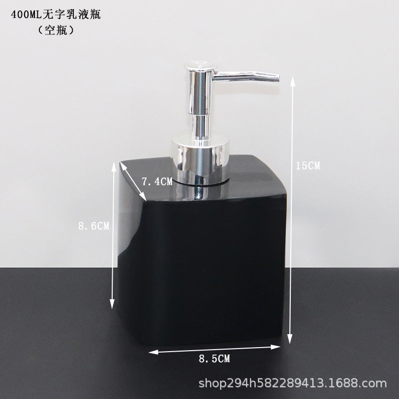 Modern Marble Soap Dispensers Black White Gold