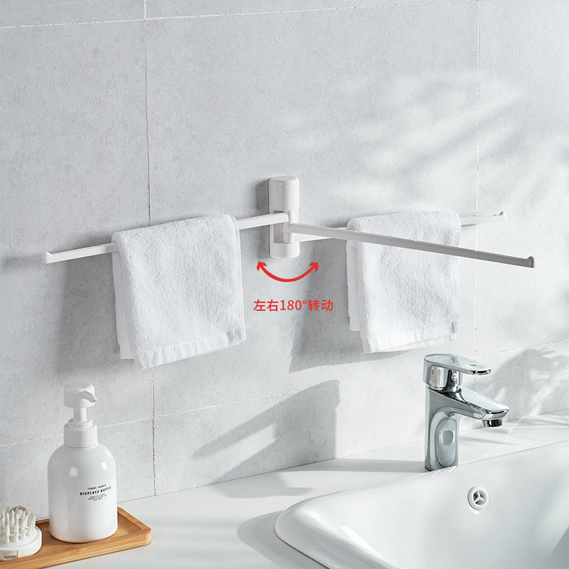 Modern Wall Mounted Towel Rack for Bathroom Storage