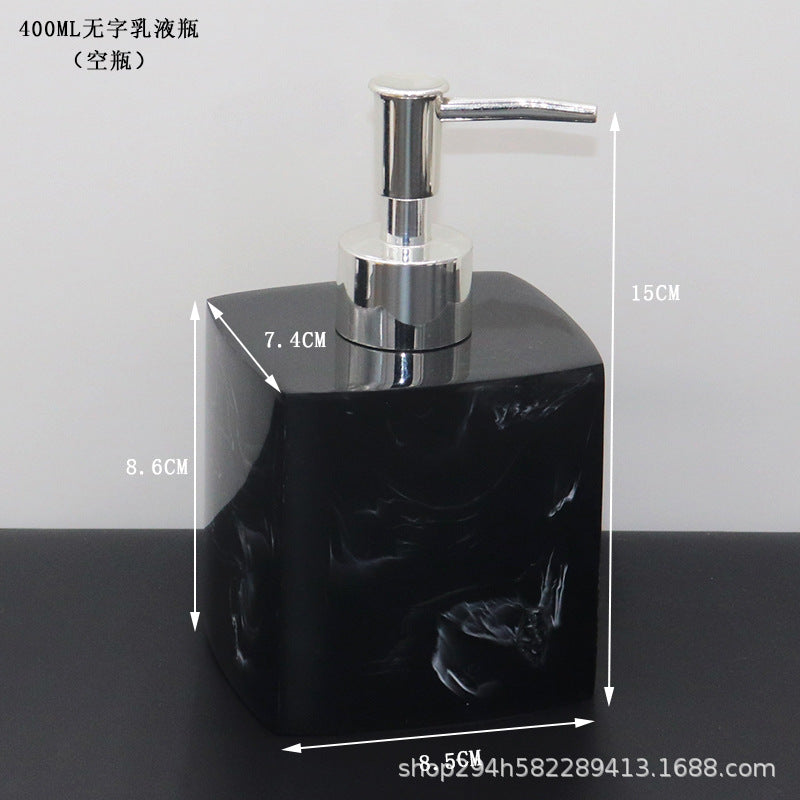 Modern Marble Soap Dispensers Black White Gold