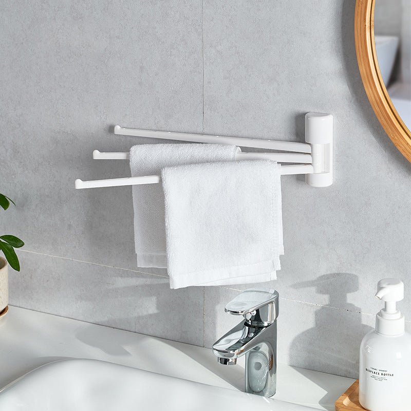 Modern Wall Mounted Towel Rack for Bathroom Storage