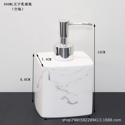 Modern Marble Soap Dispensers Black White Gold