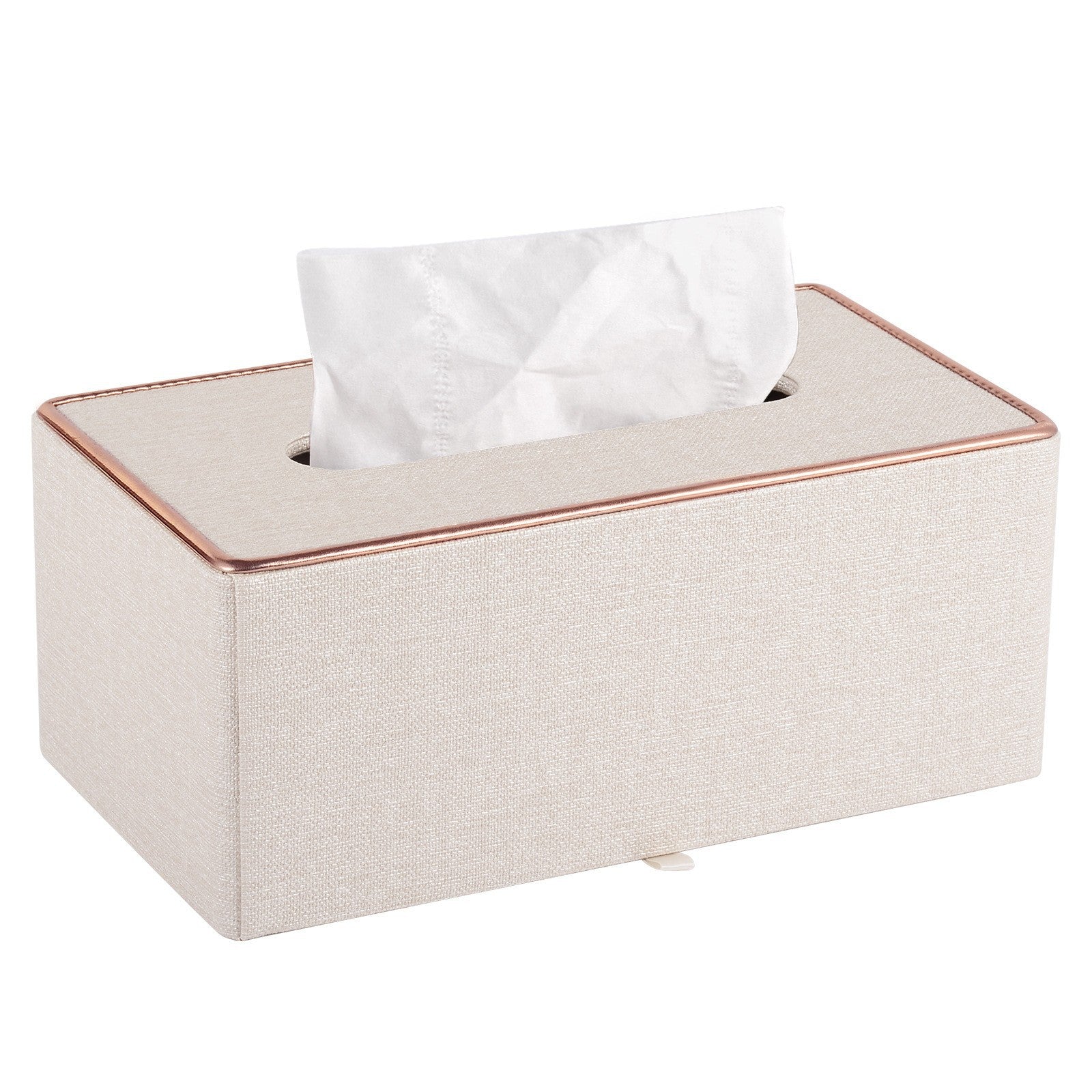 Black Leather Tissue Box 18.7x11.8x9.3cm Pakistan