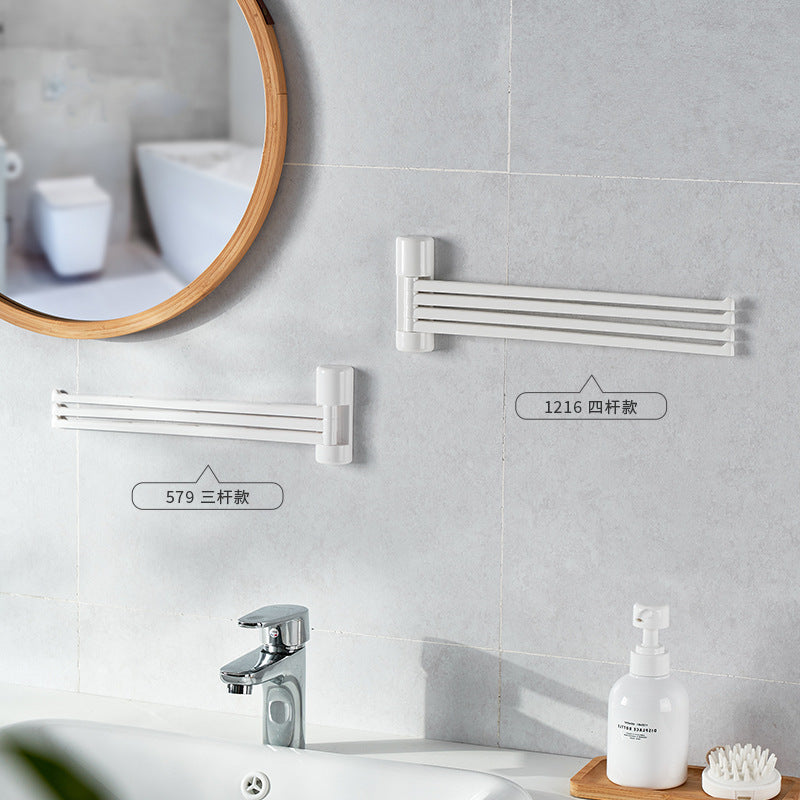 Modern Wall Mounted Towel Rack for Bathroom Storage