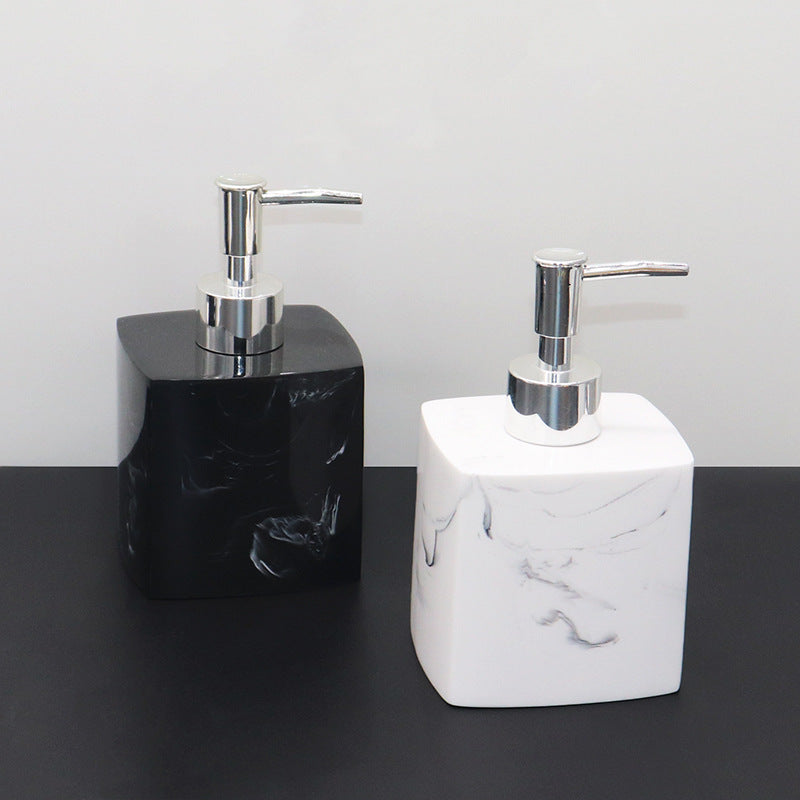 Modern Marble Soap Dispensers Black White Gold