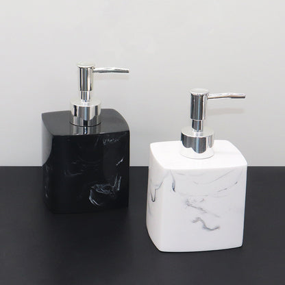 Modern Marble Soap Dispensers Black White Gold