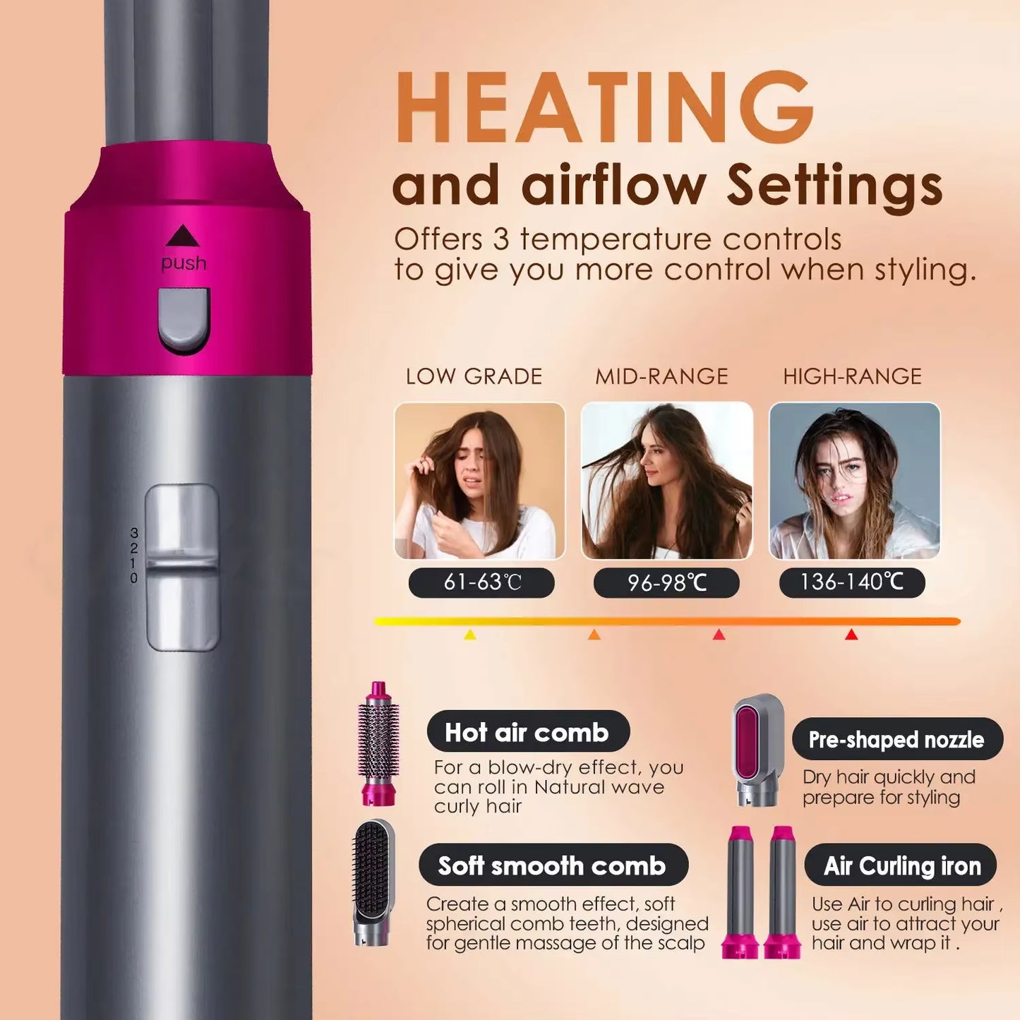 Hot Air Brush (5-in-1)