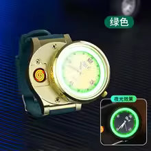 New Military USB Lighter Watch Men's