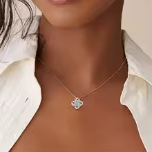 Necklace Silver Card Light Box