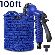 Expandable Garden Hose with Spray Nozzle