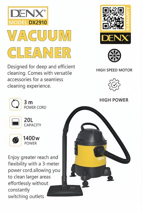 Denx - Vacuum Cleaner 20L Heavy Duty