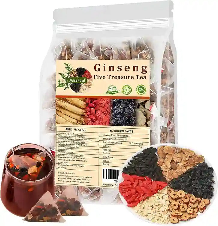 Ginseng Five Treasure Tea