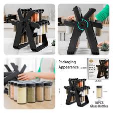 18 Jar Rotating Spice Rack
