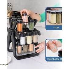 18 Jar Rotating Spice Rack
