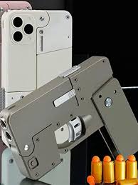 Shell Ejecting Folding Phone Bullet Toy