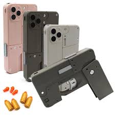 Shell Ejecting Folding Phone Bullet Toy