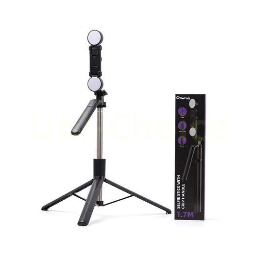 Selfie Stick with Grip Handle