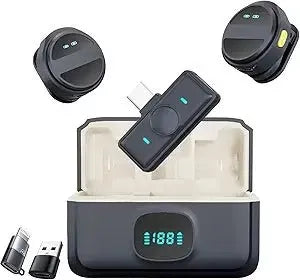 Wireless Microphone With Charging Cabin