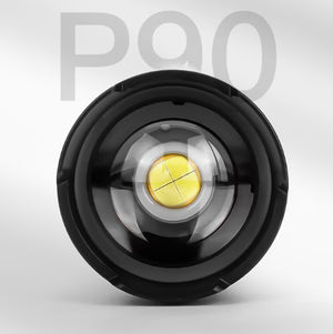 P90 LED Rechargeable Laser Flashlight